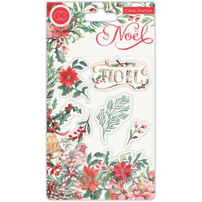 Craft Consortium Noel Clear Stamps - Flora